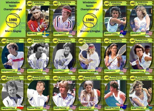 Wimbledon 1980 tennis trading - wimbledon,