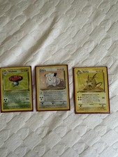Lotto 3 Carte Pokemon Vintage