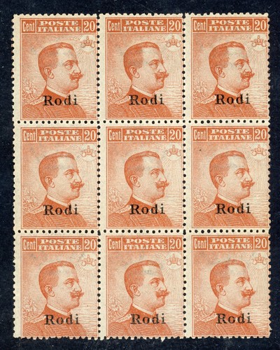 Rodi 1918 20 - 1918, michetti