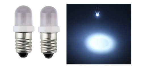 Luci led e10 bianco 12v - 2x,