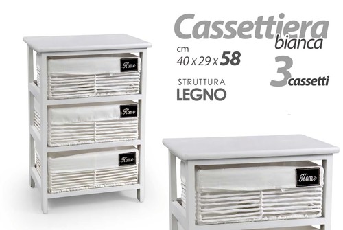 Mobile cassettiera bianca a - a,