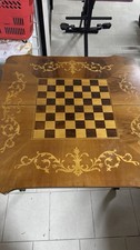 Tavolo da gioco intarsiato
