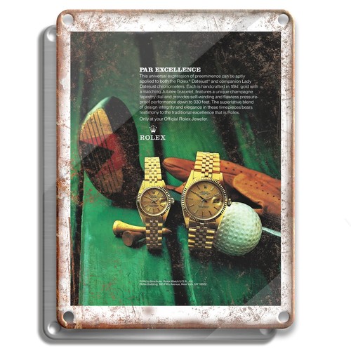 Insegna metallo rolex - -,