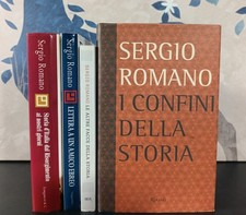 Lotto 4 libri Sergio ROMANO - I confini della storia Storia d'Italia