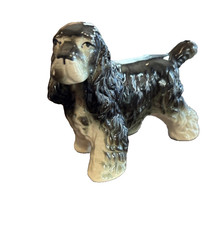 Statuina cane ceramica vintage