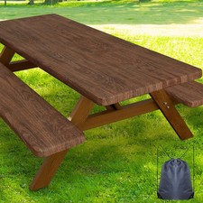 Picnic Table Cover with Bench