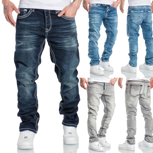Jeans uomo cuciture - , spesse
