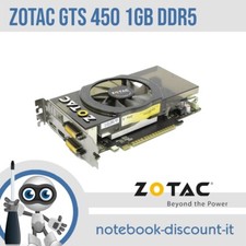 Scheda Video ZOTAC GTS 450 1gb GDDR5 Graphic Card DVI HDMI DisplayPort