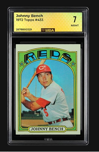 1972 topps johnny bench - -, #433