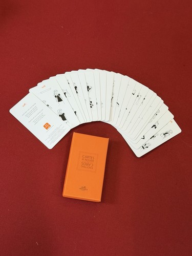 Hermès boite cartes nouer - cartes,