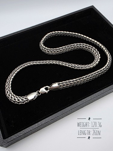 Collana catena argento - collana, in