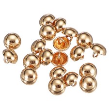 20pcs gold 9mm - 9mm, metal
