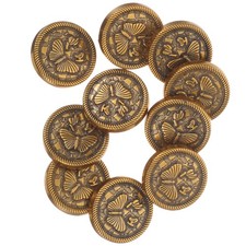  10 Pcs Bottoni Vintage