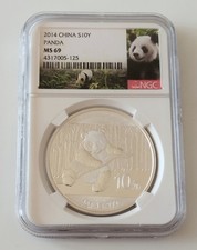 2014 China Panda 10 yuan Oz