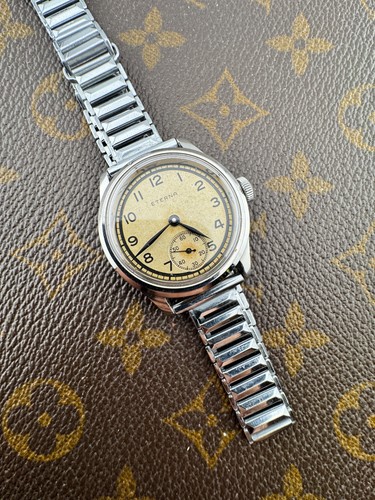 Eterna vintage rare case acier - case,
