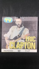 Biglietto Eric Clapton Teatro Tenda Milano 23 Gennaio 1984