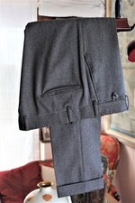 PANTALONE DI SARTORIA CAPRESI TAGLIA 54 CAPRESI - NAPOLI COLORE GRIGIO CANNA DI
