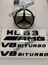 Emblema stella posteriore nero