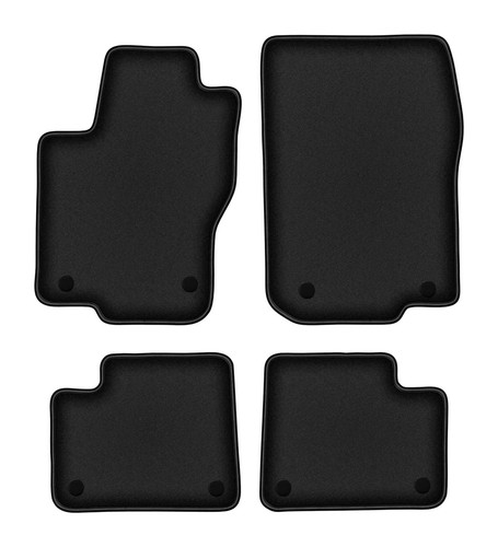 Set tappetini auto velour neri