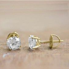 Orecchini solitari diamanti