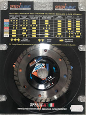 DISCO DIAMANTATO MM.115 TAGLIO MATTONI LATERIZI CEMENTO PARAMANO TEGOLE EDILIZIA