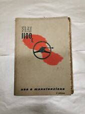 Catalogo Libretto Uso della Vettura Manutenzione FIAT 1100 E Berlina Camioncino