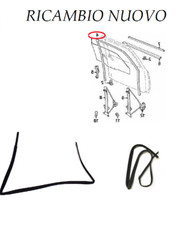 PER MITSUBISHI PAJERO 91-97 GUARNIZIONE GUIDA VETRO PORTA ANTERIORE SINISTRA