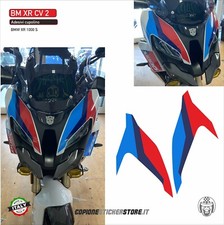Set 2 Adesivi cupolino compatibili con BMW S 1000 XR Motor Sport BM XR CV 2