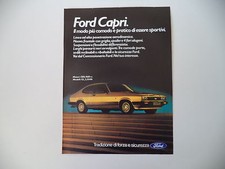 advertising Pubblicità 1979 FORD CAPRI