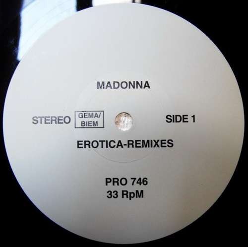 Madonna erotica remixes 12 - madonna, 12"