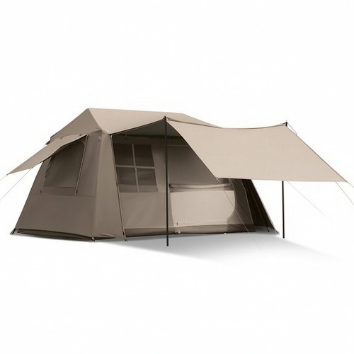 Tenda con portico oscurante - portico,