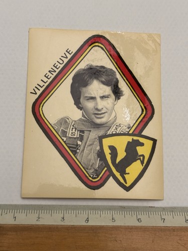 Adesivo gilles villeneuve - adesivo,