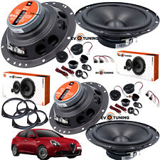Kit 8 Casse Altoparlanti JBL Anteriori e Posteriori per Alfa Romeo Giulietta