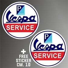 adesivo vespa service moto gp