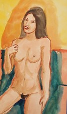 Quadro acquerello vintage