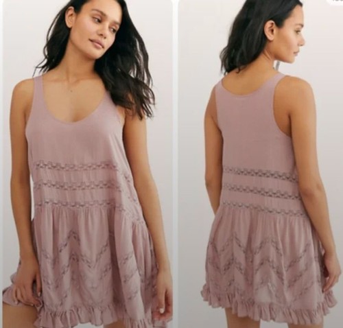 Abito slip trapezio rosa - abito,