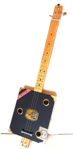 Cigar box guitar string - box,