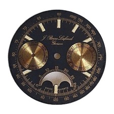 QUADRANTE OROLOGIO RARO F. PIERRE LAFOND GENEVE CRONOGRAFO FASE LUNA