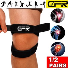Ginocchiera CFR Doppia Rotula Regolabile Supporto Ginocchiera Compressione Allenamento Protezione