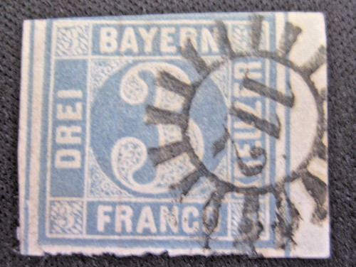 Baviera francobollo 2 - baviera,, francobollo,
