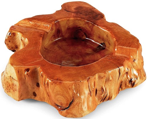 Cenicero madera para sigari - cenicero, de