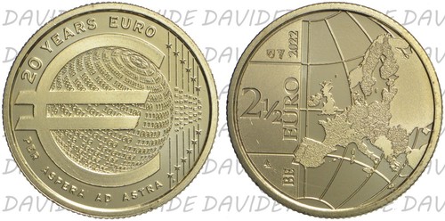 Belgio 2022 euro 20 - -, 2,5
