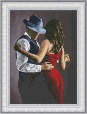Kit punto croce Tango per due