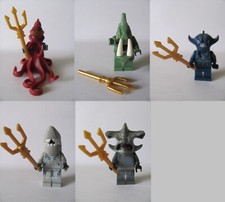 Personaggi LEGO® Scegli Atlantide: Manta Warrior Squid Barracuda Guardian Shark e altri