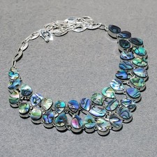 Collana gioielli etnici alla moda fatta a mano con pietra preziosa a forma...