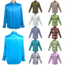 Camicia uomo 100% pura seta di