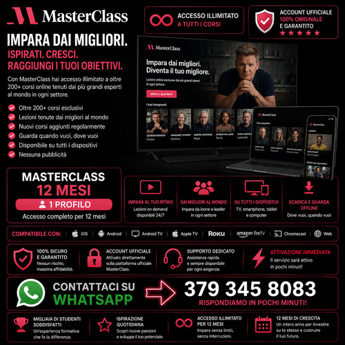 Masterclass mesi corsi - 12,
