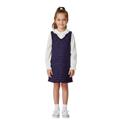 Abito tweed senza spalline - abito,