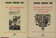 LUNARIO ROMANO 1990-1991 PALOMBI PALAZZI BARONALI DEL LAZIO – PITTORI ARCHITETTI