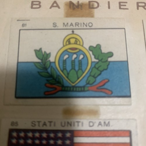 Figurina bandiere e - figurina,